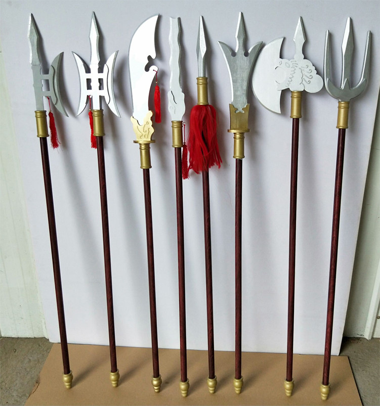 三国兵器活动节目表演木质道具