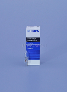 飞利浦6605 6V10WG4光度计显微镜卤钨卤素灯珠7387 6V10W十个包邮