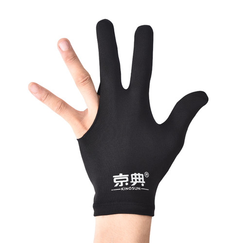 桌球手套台球手套三指手套打台球