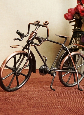 怀旧复古手工铁艺模型墙上置物架