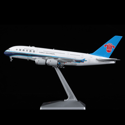 现货HX Models 1/400 B-6136 南方航空A380合金客机模型收藏礼品