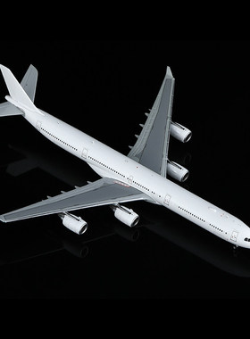 400比例 空客A340-600 白机 模友二次创作 收藏生日礼品合金模型