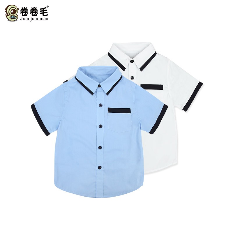 男童衬衫班服小学生学院风儿童