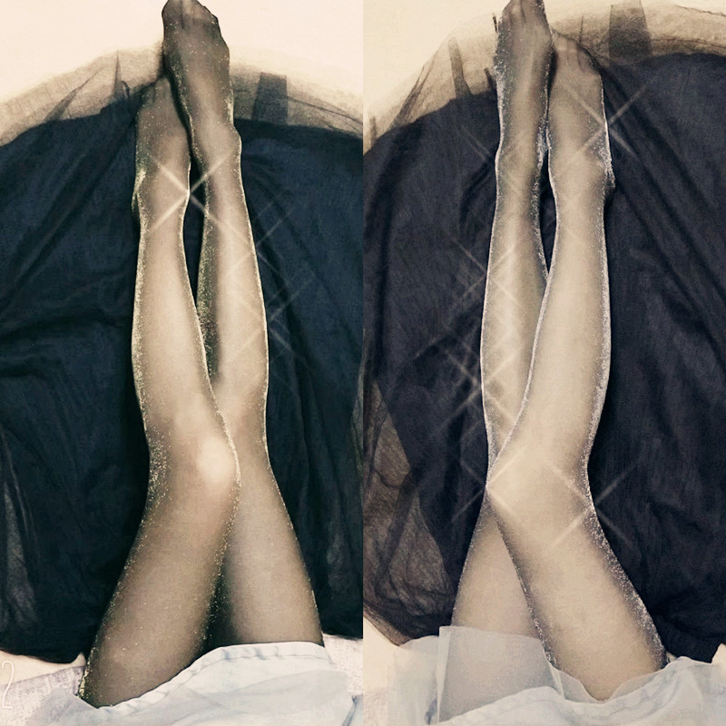 夏季亮丝裤袜金丝连裤袜女银丝袜闪光丝袜超闪打底袜性感日系丝袜