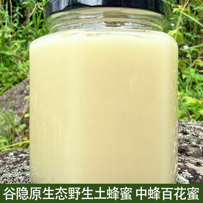 福建谷隐生态深山纯天然野生中蜂土蜂蜜百花纯蜂蜜无添加500g包邮