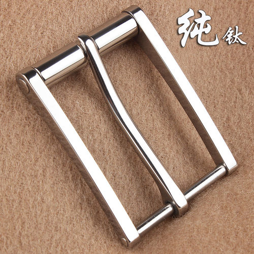 2022新款男士ta1纯钛防过敏针扣皮带扣头食品级纯钛材质内径3.5cm