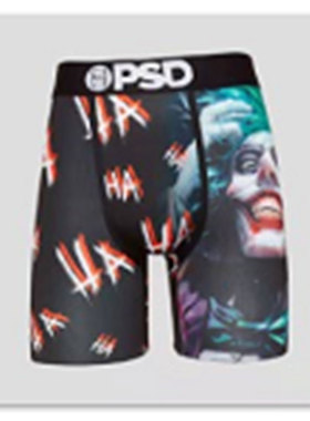 PSD平角内裤潮牌欧文欧美风篮球街头运动Ins印花内裤四角裤外贸