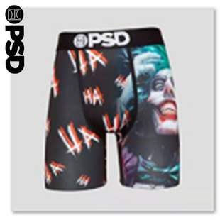 PSD平角内裤潮牌欧文欧美风篮球街头运动Ins印花内裤四角裤外贸