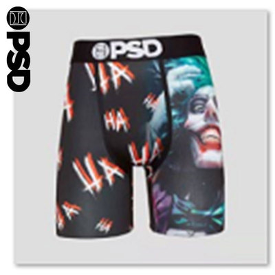 PSD平角内裤潮牌欧文欧美风篮球街头运动Ins印花内裤四角裤外贸