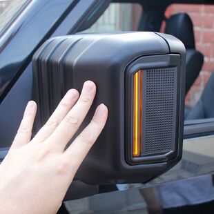 24款丰田普拉多倒车镜盖霸道LC250后视镜壳反光镜罩保护壳改装件