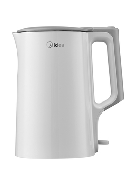 Midea/美的 SHJ1721电水壶热水双层防烫1.7L 1800W烧水壶智能断电