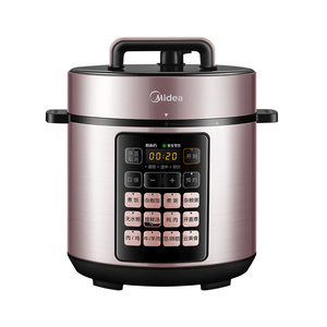 Midea/美的 MY-E523电压力锅5L智能预约双胆多功能高压锅3-5人