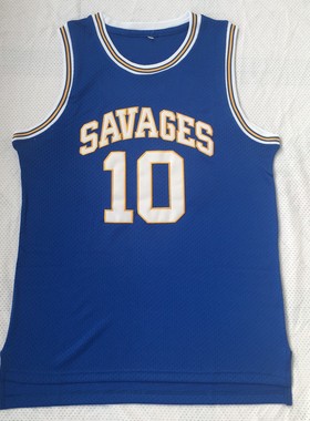 NCAA路易斯大学版罗德曼10号球衣蓝色白色绿色精工网眼刺绣篮球服