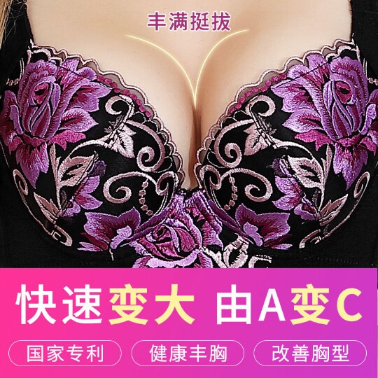 正品美容院专利丰文胸按摩增大乳房小胸加厚聚拢精油袋磁疗内衣