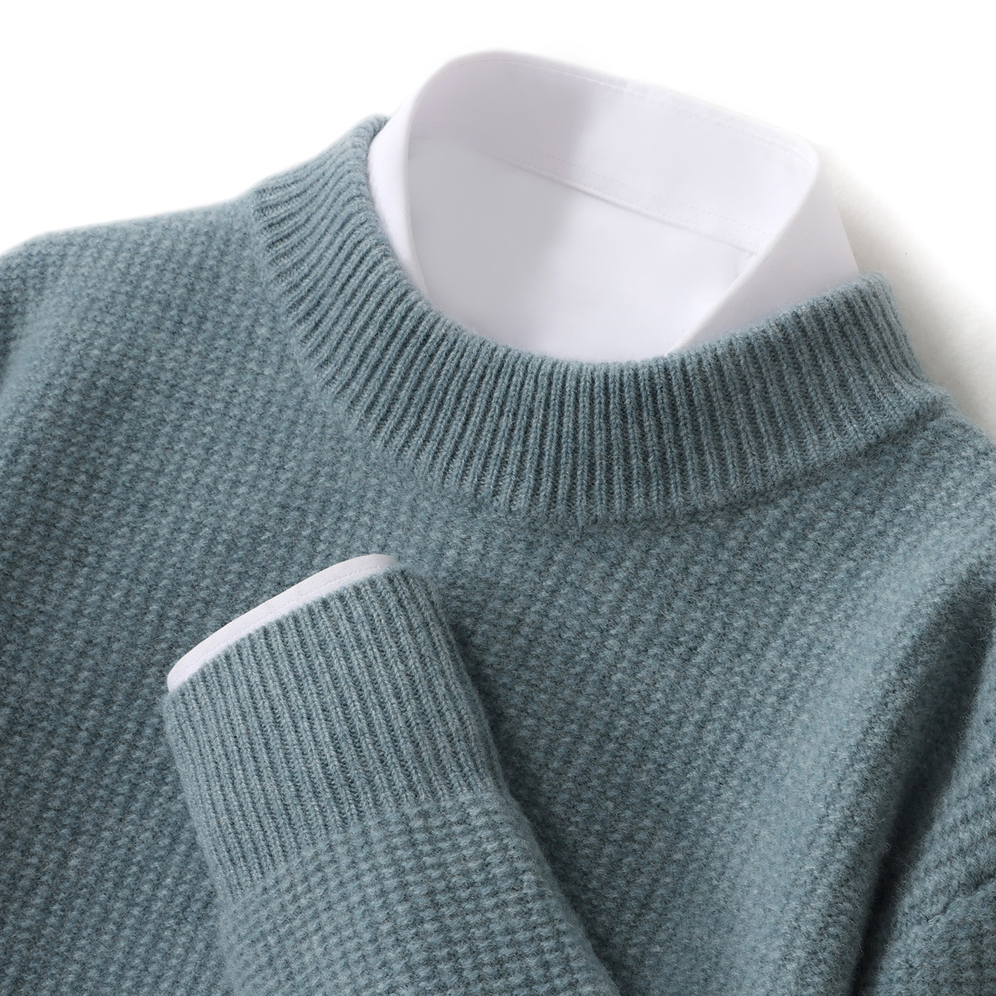 新款100%纯羊毛衫男士半高领针织毛衣商务休闲宽松加厚打底羊绒衫,男装,针织衫/毛衣,淘宝优惠券,粉丝福利购,淘宝优惠卷