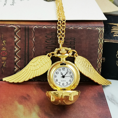 批发哈利波特金色飞贼怀表