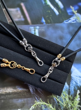 2026新磁性负离子硅胶钛钢不掉色不过敏舒适防臭泰国佛牌链子唐卡