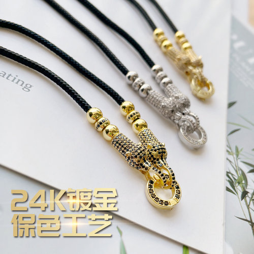 微镶钻吊坠布绳挂链泰国佛牌