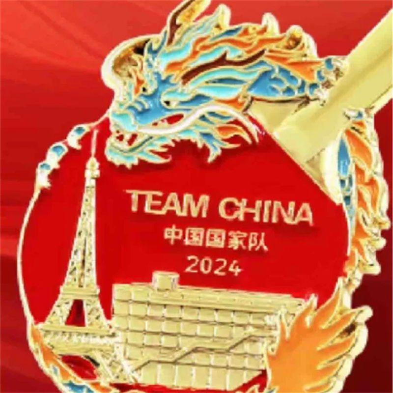 爆款乒乓荣耀系列龙飞凤舞金属徽章会纪念徽章精致好友礼物