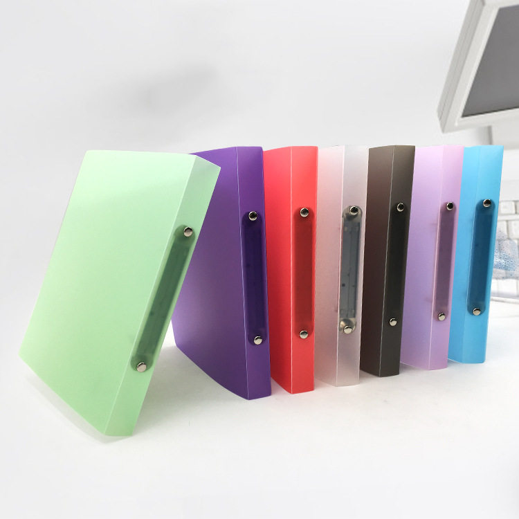 爆款pp档案A5文件夹大容量透明塑料活页学生试卷夹资料册病例夹