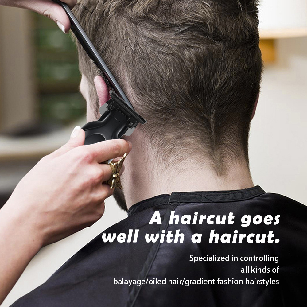 爆款跨境雕刻理发器电动剃头电推剪理发推子发廊专用油头推电推子
