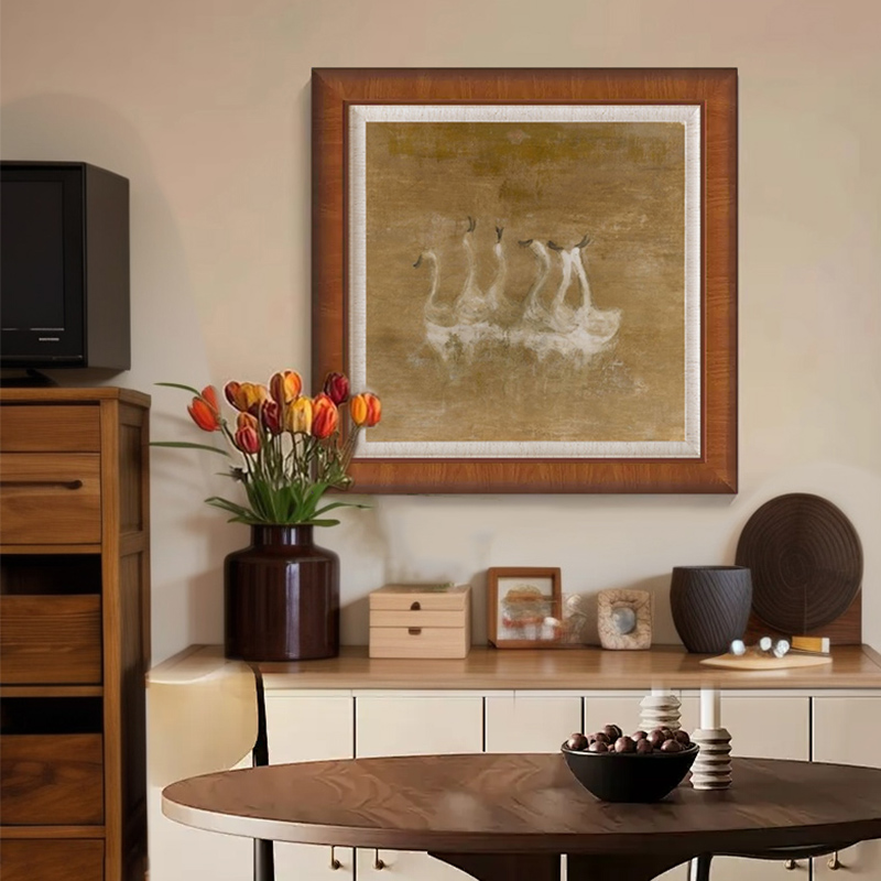 【小众不撞款】天鹅湖装饰画