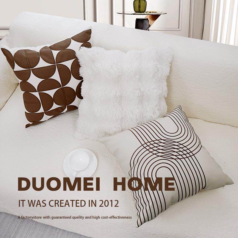 2024新款客厅沙发抱枕轻奢高级感车内腰靠兔毛皮革带芯飘窗靠垫,居家布艺,靠垫/抱枕,淘宝优惠券,粉丝福利购,淘宝优惠卷