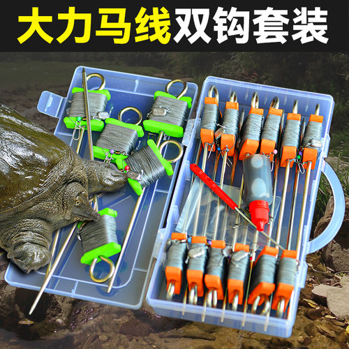 甲鱼钩线组大力马主子线歪嘴钩