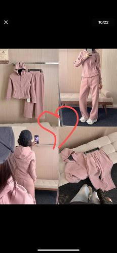 南油露加油加厚套装一套过冬蚂蚁腰3.0