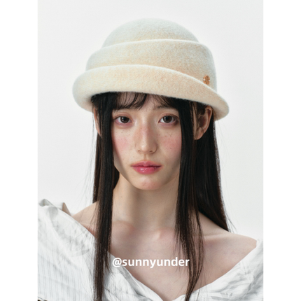 早秋新款时髦千金帽子女春秋冬季显脸小贝雷帽韩版日系百搭马术帽