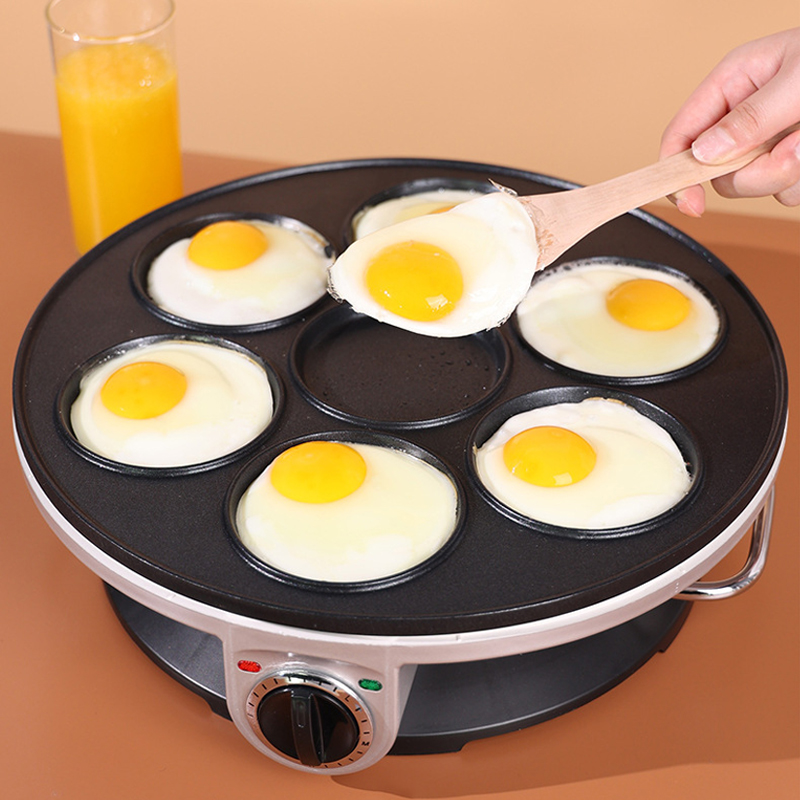 3C认证粘锅包退七孔煎蛋机