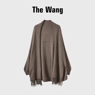 The Wang【披肩】牦牛绒流苏披肩B519-1666