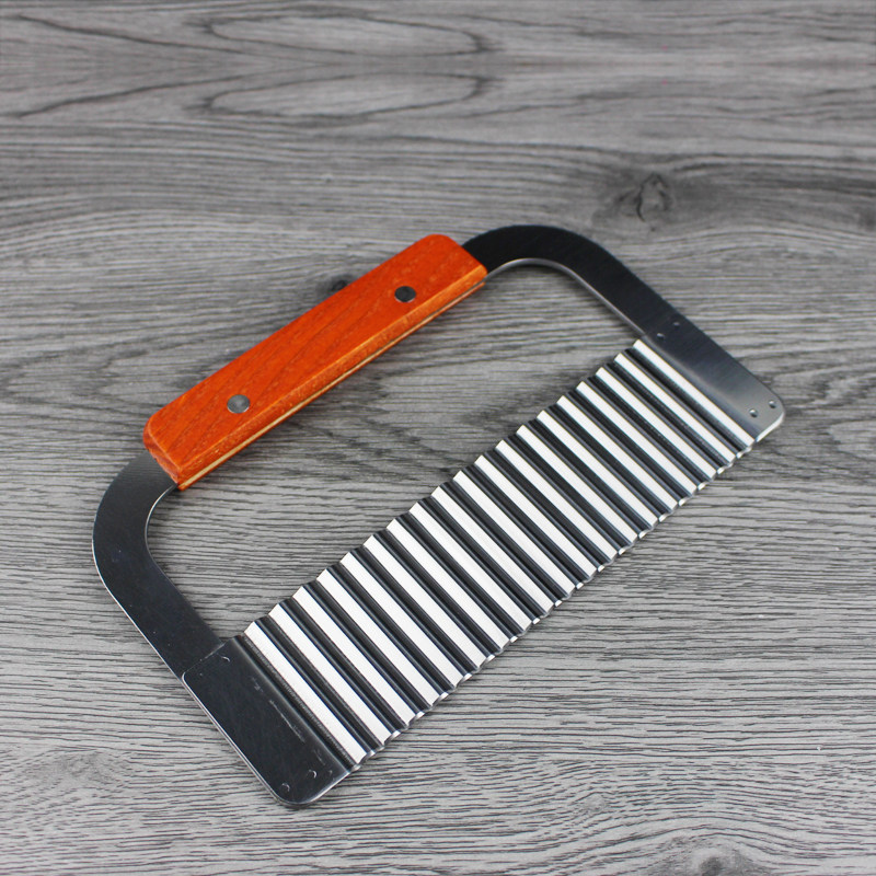 波浪刀不锈钢狼牙土豆刀切条器波浪形切薯条波纹刀土豆切花刀切刀