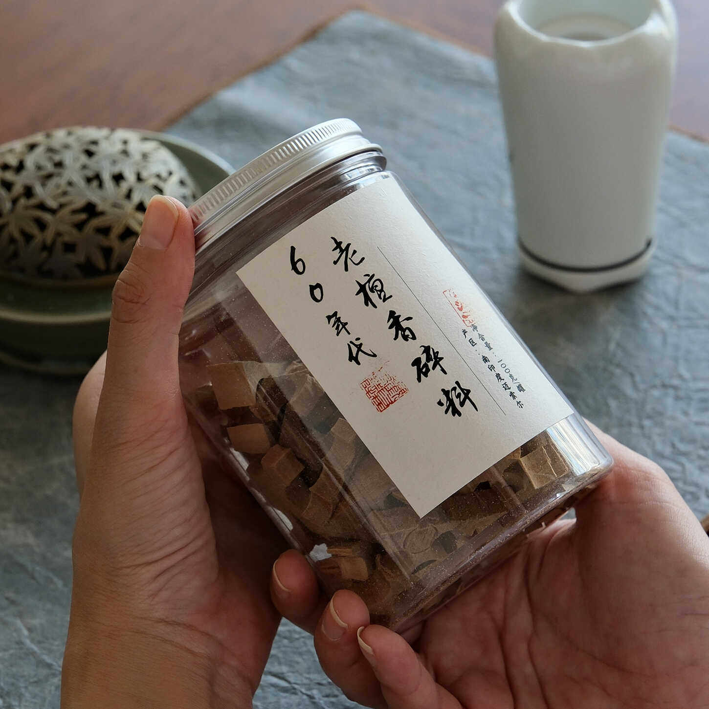 印度迈索尔老山檀香打香篆熏香碎料原木香粉料米粒料（100克）装,洗护清洁剂/卫生巾/纸/香薰,香薰香料,淘宝优惠券,粉丝福利购,淘宝优惠卷