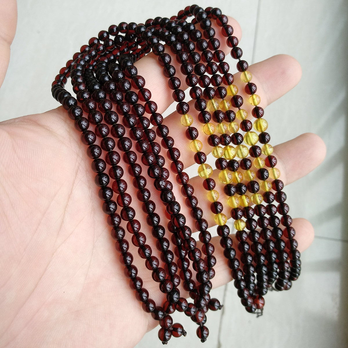 项链蜜蜡宝石天然琥珀