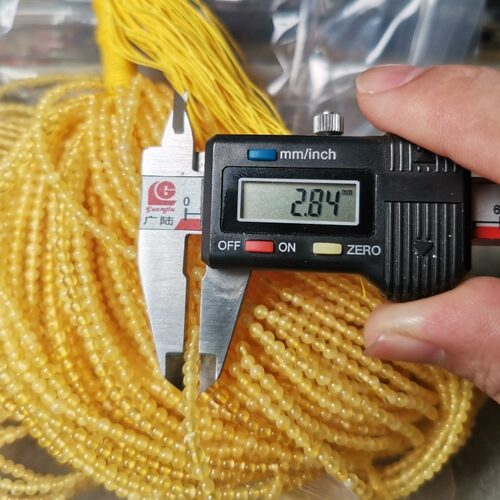 金绞蜜蜡小米珠2.8mm圆珠2mm3mm特细天然蜜蜡小圆珠原石打磨琥珀