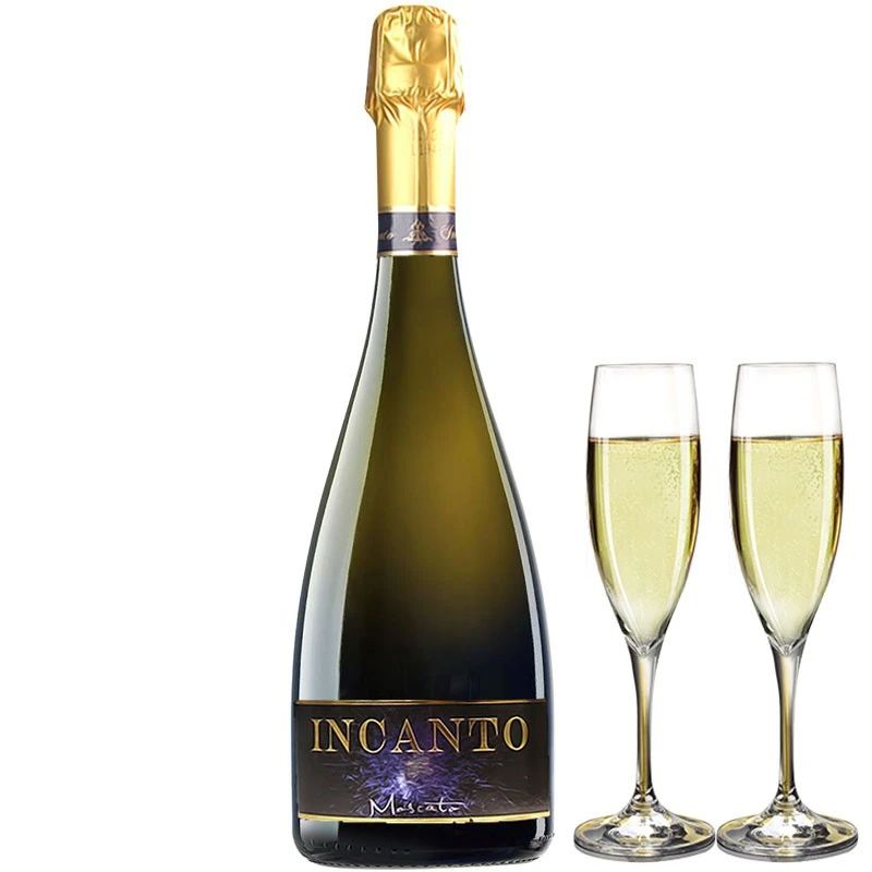 INCANTO意大利甄选好喝莫斯卡托起泡酒冰爽气泡酒果味甜白葡萄酒