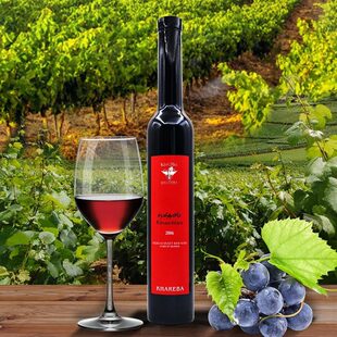 格鲁吉亚原瓶原装进口哈列巴卡万奇卡拉半甜葡萄酒微醺果香浓郁