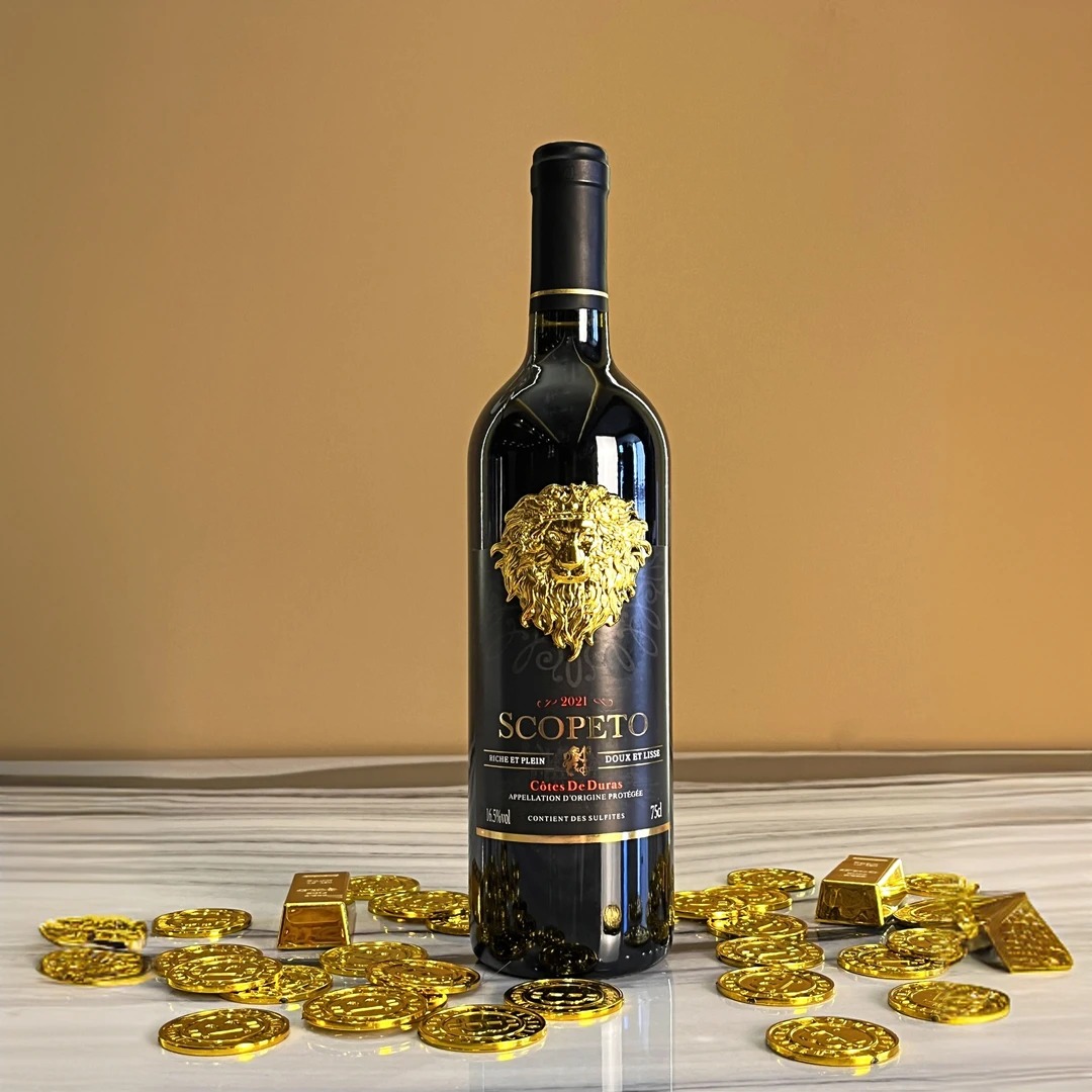 金标狮王传奇珍藏干红葡萄酒16.5度750ML