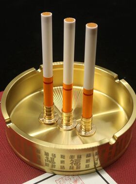 仙家用品黄铜供奉烟插全套插烟器插烟底座插烟香仙堂供奉纯铜底座