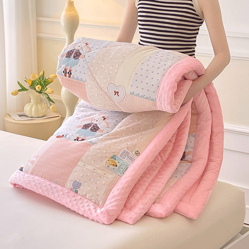 2025新款豆豆被可机洗被子成人空调被被芯夏季四季通用夏凉被秋冬