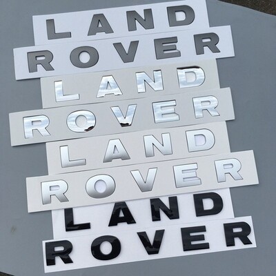 适用机盖标揽胜极光发现3 4车标LAND ROVER字母标车尾字标
