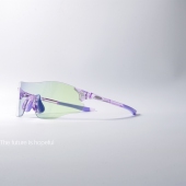 日夜两用无框变色骑行运动眼镜UV400紫外线炫彩弹性跑步太阳眼镜