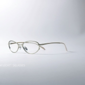 水滴型金属框平光眼镜防蓝光可配近视极简主义男女通用眼镜框架