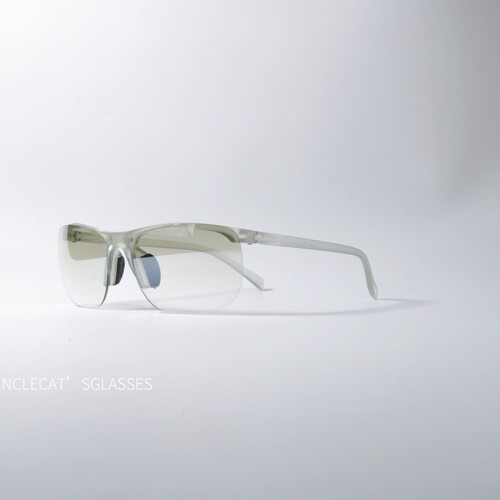 悬浮感无框超轻UV400防晒墨镜