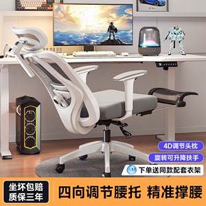 【4D调节腰托】人体工学电竞椅子