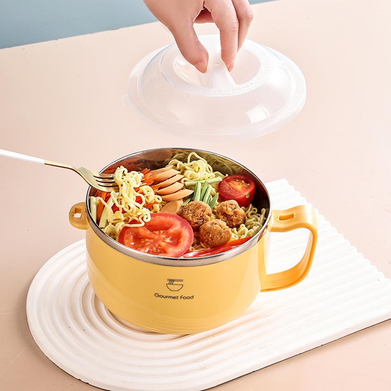 威尔金森5798不锈钢泡面碗1130ml大容量碗学生餐具不锈钢碗