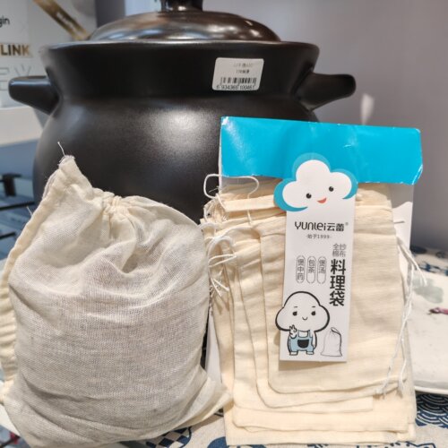云蕾全棉纱布料理袋(组合装)包茶包香料包中药料理袋
