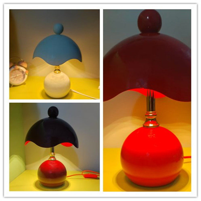 奶油风台灯可爱氛围创意婚庆轻奢卧室民宿儿童床头柜主卧结婚灯