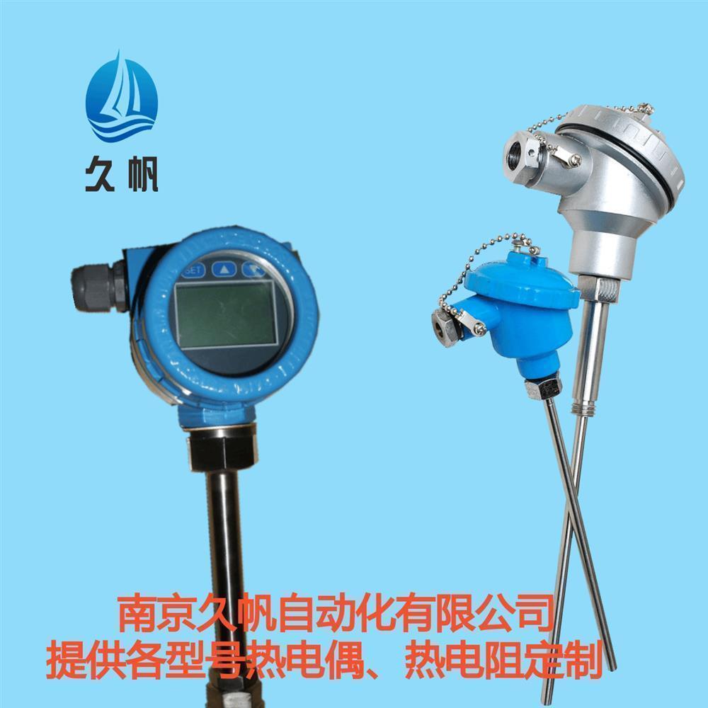 温度传感器 分度号S N K E T PT100   铠装热电偶 双支 WRC2 161G